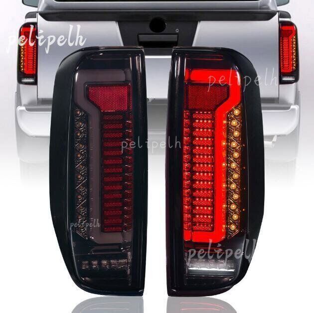 Set Smoke Black Lens LED Rear Tail Lights Assembly for Nissan 2005-2021 Frontier