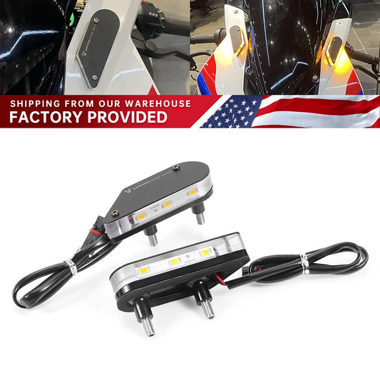 Invisible LED Front Turn Signal Lights for BMW S1000RR 2019-23 M1000RR 2021-2023 Q
