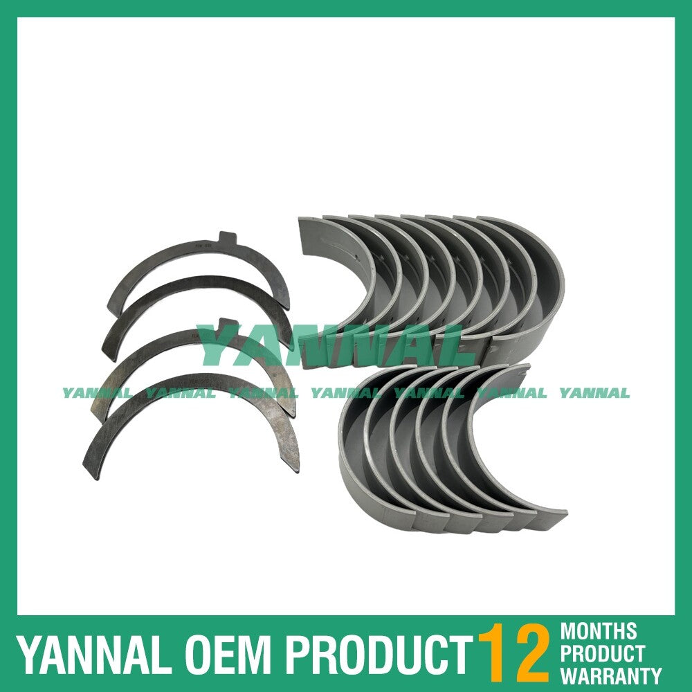Suitable for Isuzu 3LB1 crankshaft main connecting rod bearing kit for solar-powered 03 excavators -