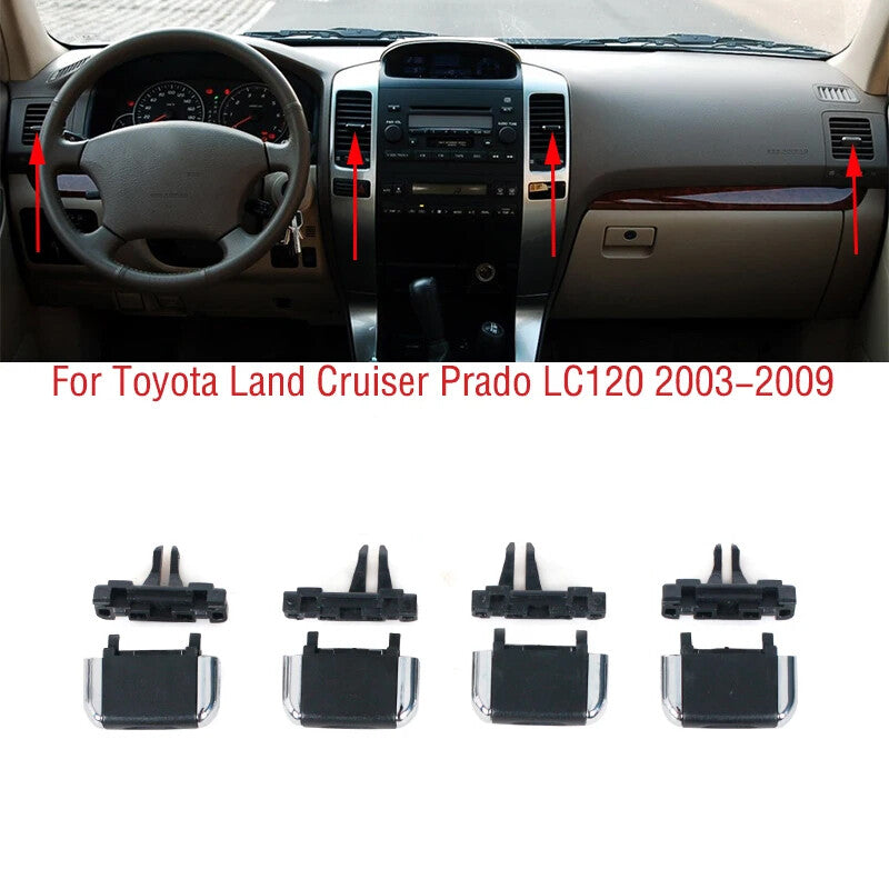 Air Conditioner Vent Outlet Tab Clip for Toyota for Land Cruiser Prado LC120 2003-09