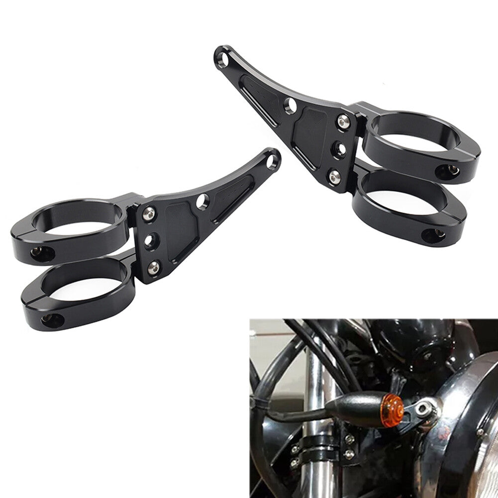 41MM Motorcycle Headlight Bracket Mount Clamp Fork Tube Holder for Harley