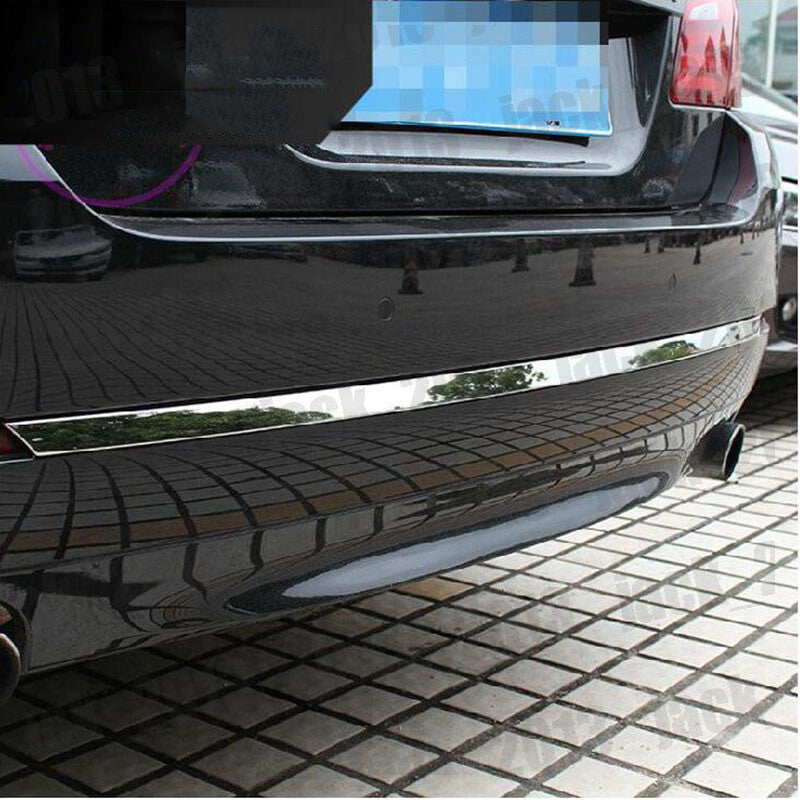 for BMW 5 Series 2011 2012 2023 stainless Rear Bumper Protector Strip Trim