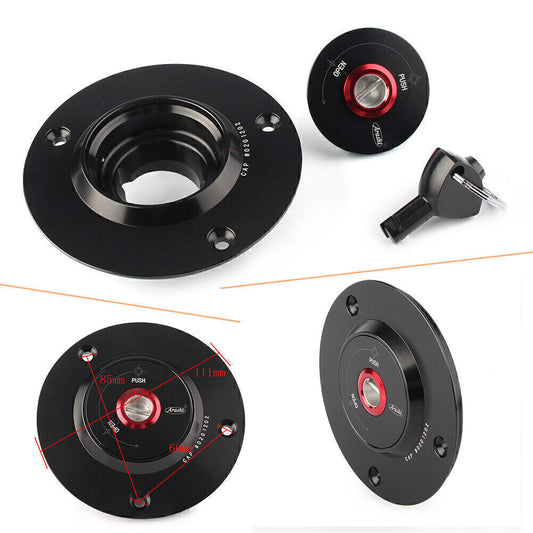 Fuel Gas Tank Cap Petrol W/key for Suzuki GSXR600 GSR750 GSX1250 GSXR1000 Black