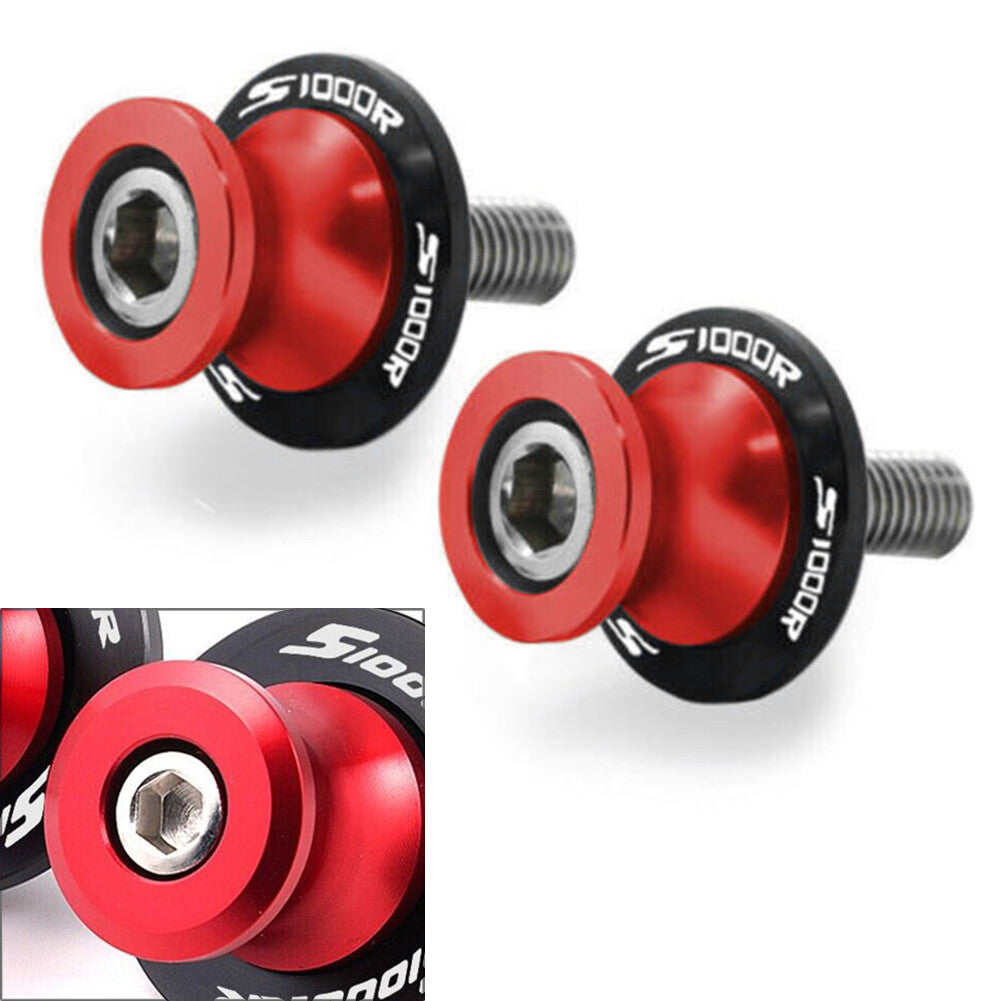 Swingarm Spools Coil Slider Stand Screws M8 for BMW S1000R S1000RR 2014-2018 Red