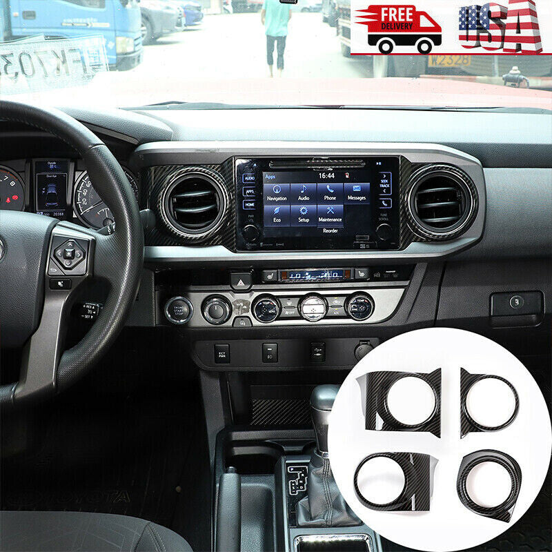 Carbon fiber ABS tailgate switch button cover decoration suitable for 86/ Sub@ru BRZ 22-23- v