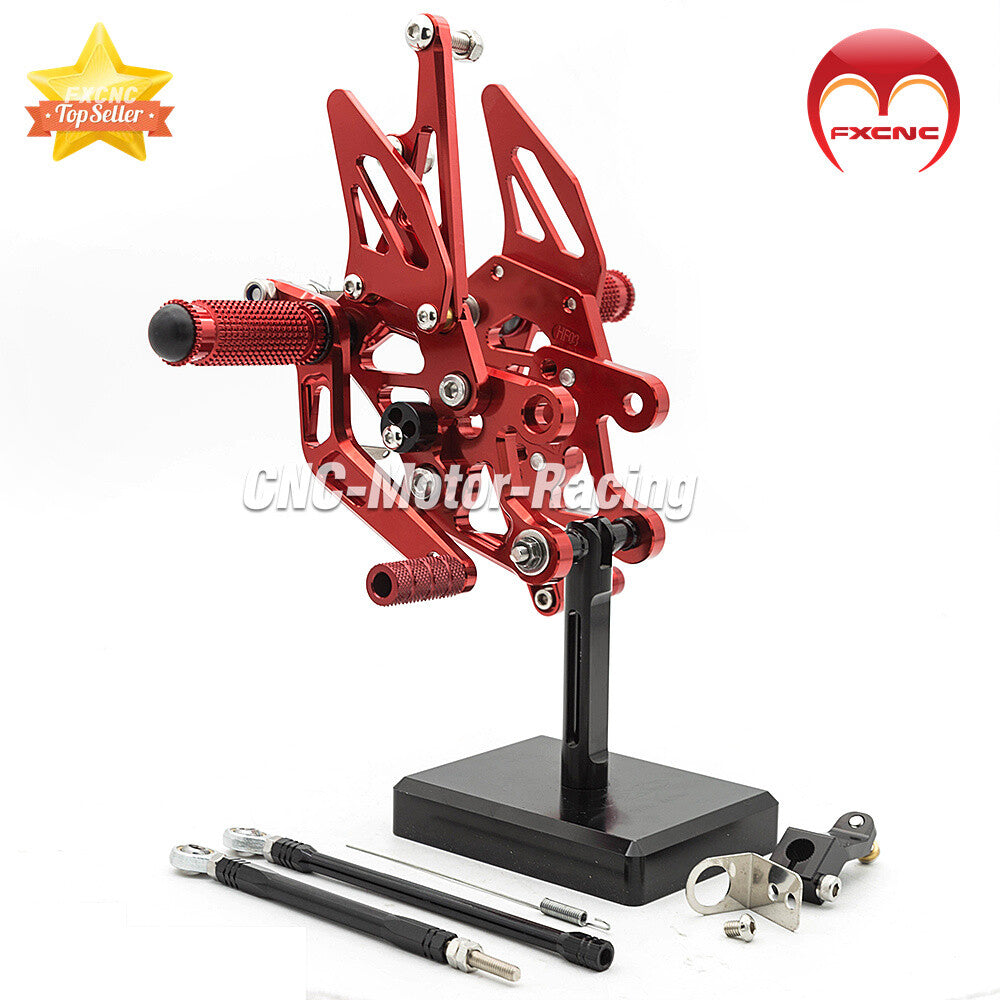 CNC gear footrest for Yamaha FZ1 2006 - 2014 2015 2016, footplate pedal shifting.