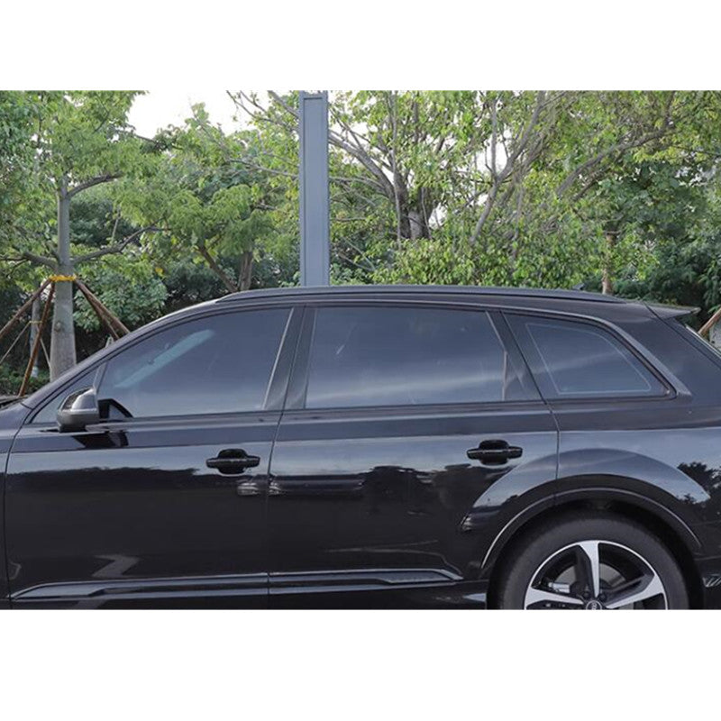 Black Stainless Car Window Glass Strip Cover Trim 10X for AUDI Q7 2021-2022 B n