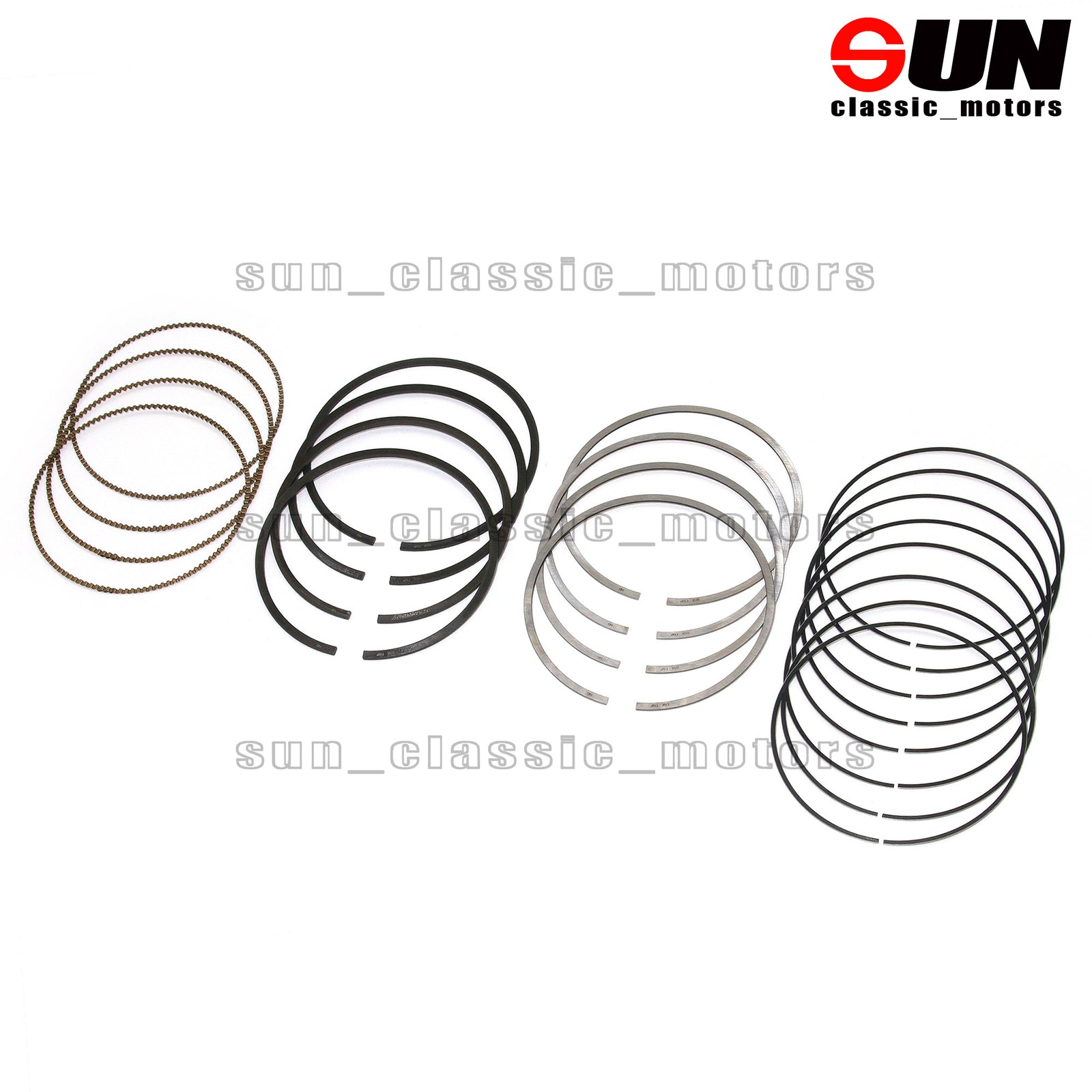 STD 4x Piston Ring Kit for 2.0T W213 C253 W205 R172 M274-