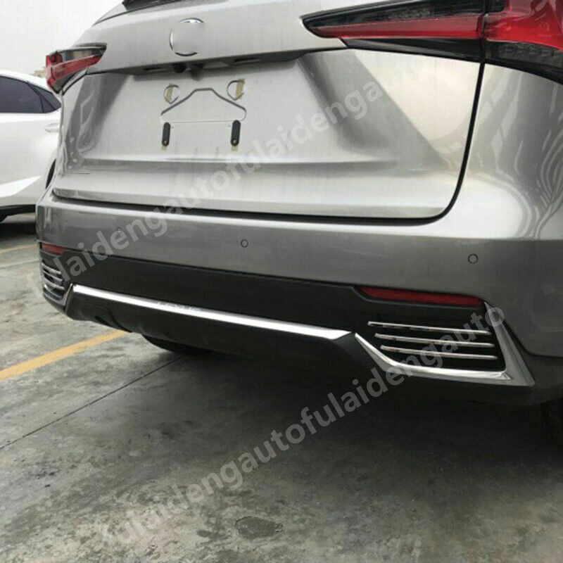 for Lexus NX200t NX300h 2017-2021 Car Stainless Rear Bumper Protector Cover Trim