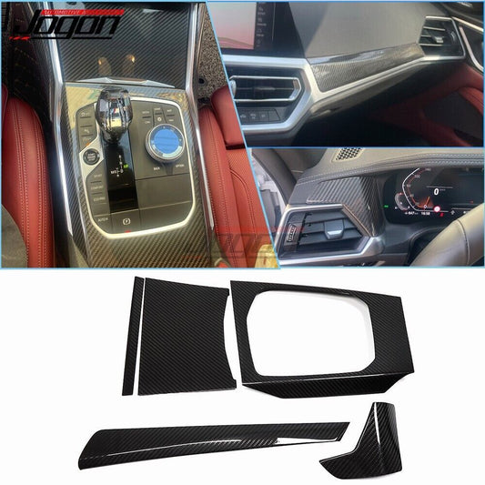 Carbon Console Dash Cover Interior Trim For G20 G22 320i M340i M440i 2020-22 n