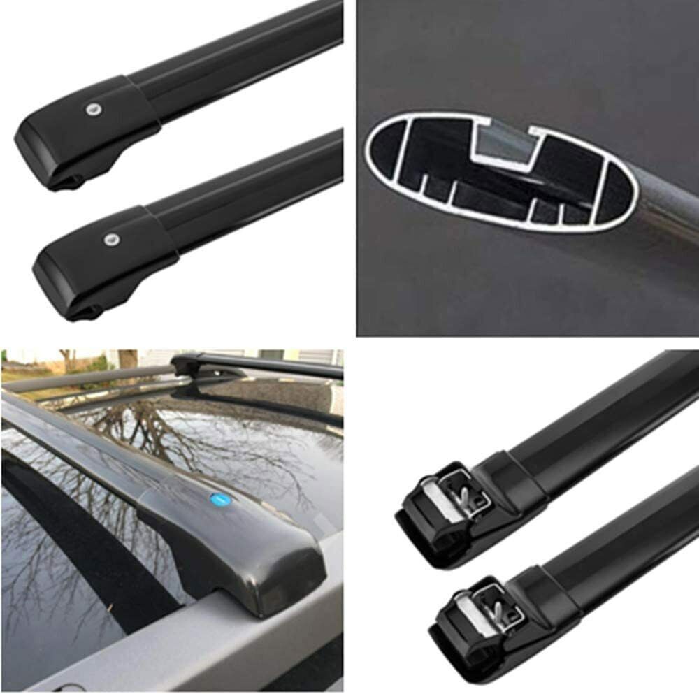 Lockable Roof Rail Rack Cross bar Crossbar 2Pcs Fits for RAV4 RAV-4 2013-2018