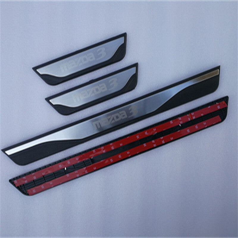 Suitable for Mazda 3 car parts, steel door and window scratch protection cover (2014-22)