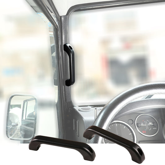 ABS black outer handle protective cover without for smart hole decoration, suitable for Land Rover Discovery 4 10-16- v