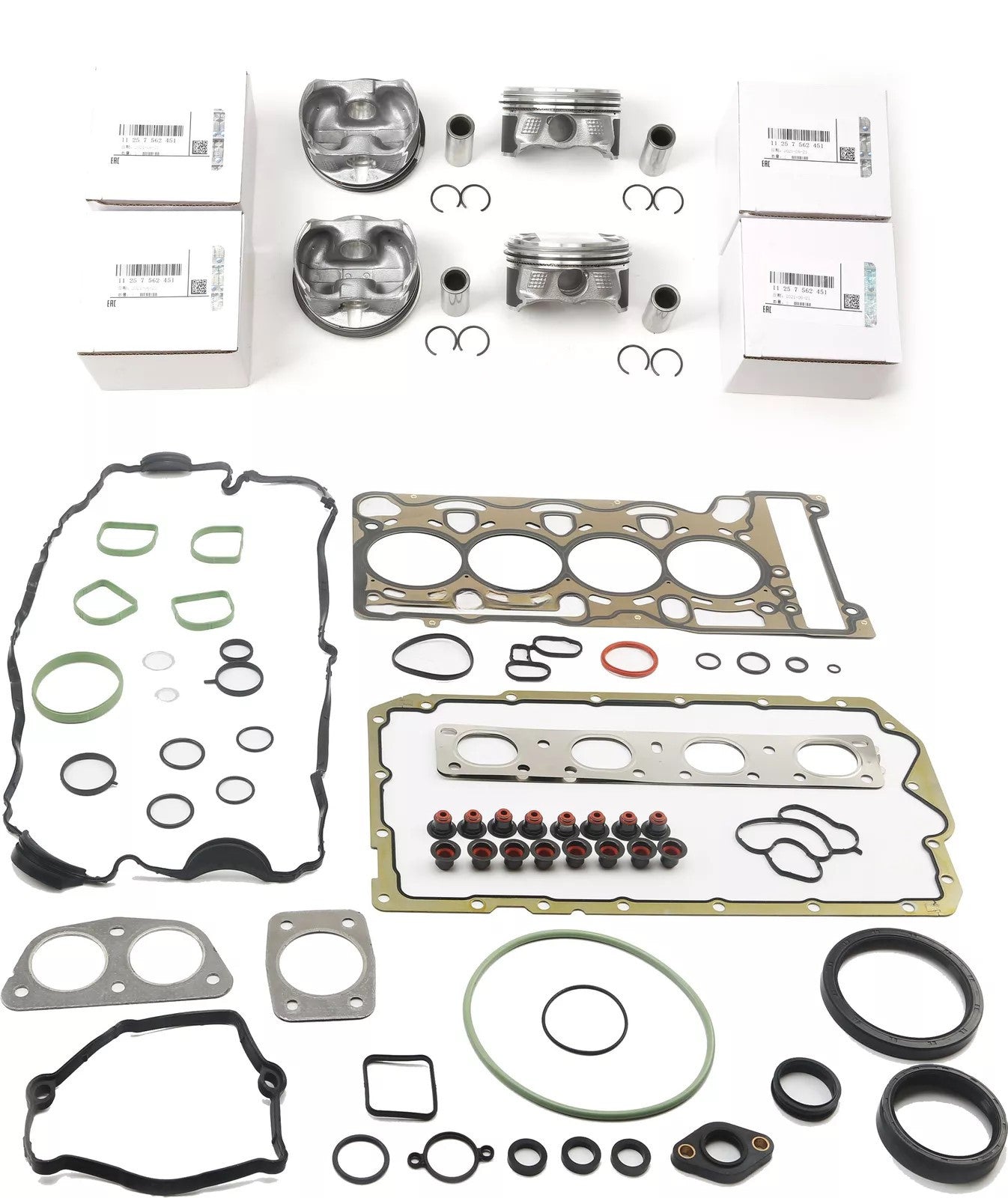 2.0L Overhaul rebuild kit for BMW N46 E87 E88 E90 E91 E92 X1 X3 11257562451