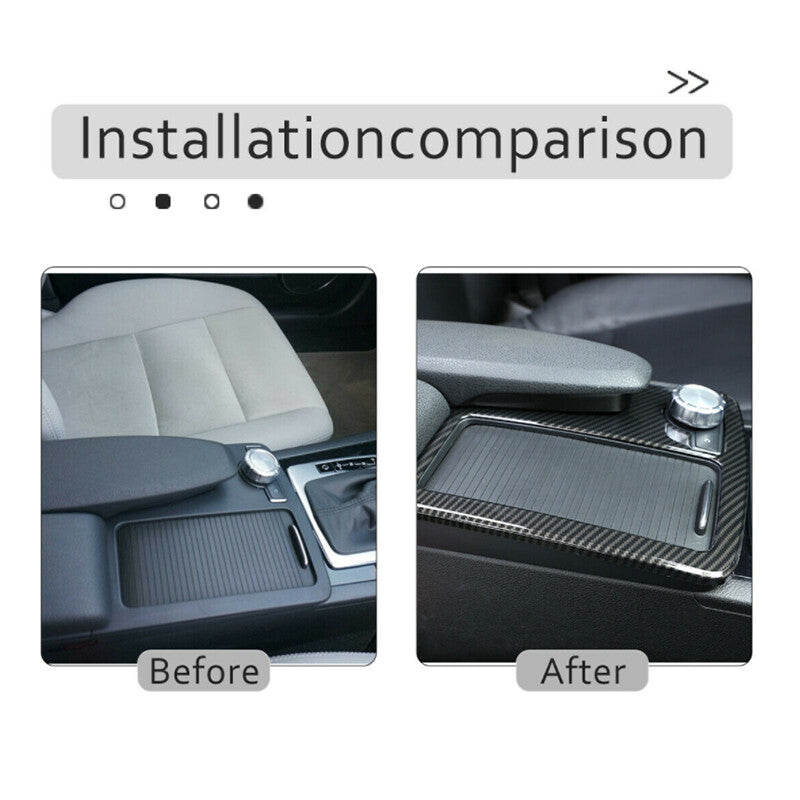 8 Piece Carbon Fiber Car Interior Center Control Trim for @ 86/Sub@ru BRZ - v