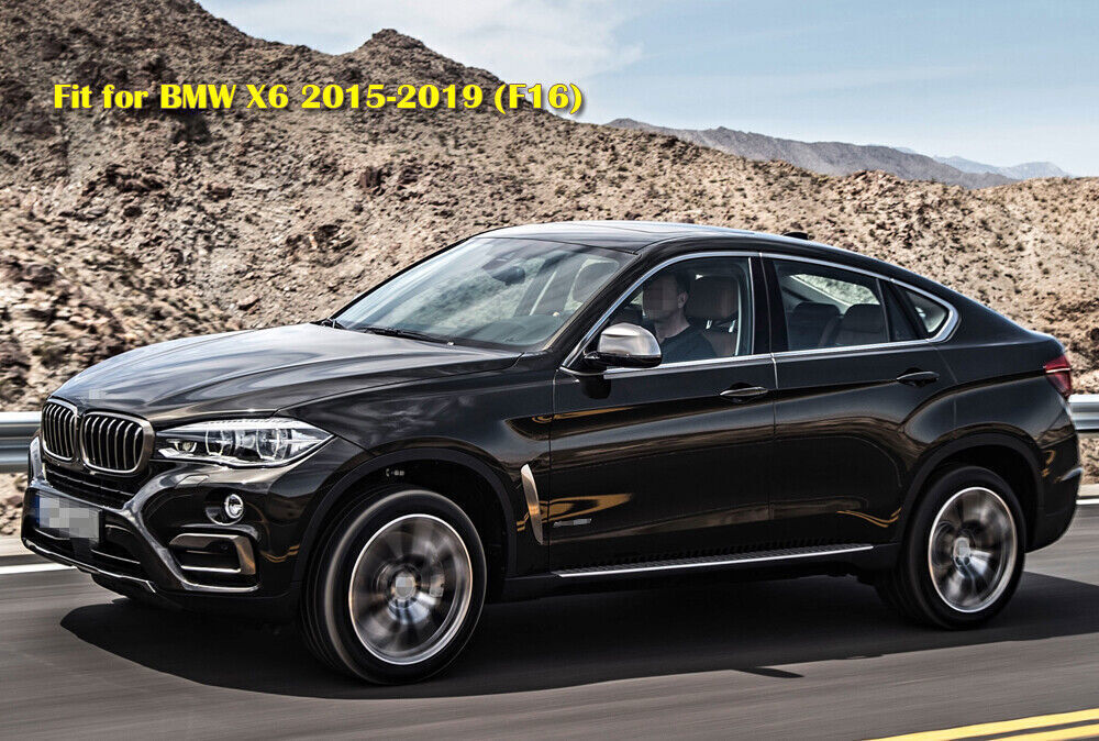 Sun Rain Guards Window Visor Vent Wind Deflector for 15-2019 for BMW X6 35i 50i X6M