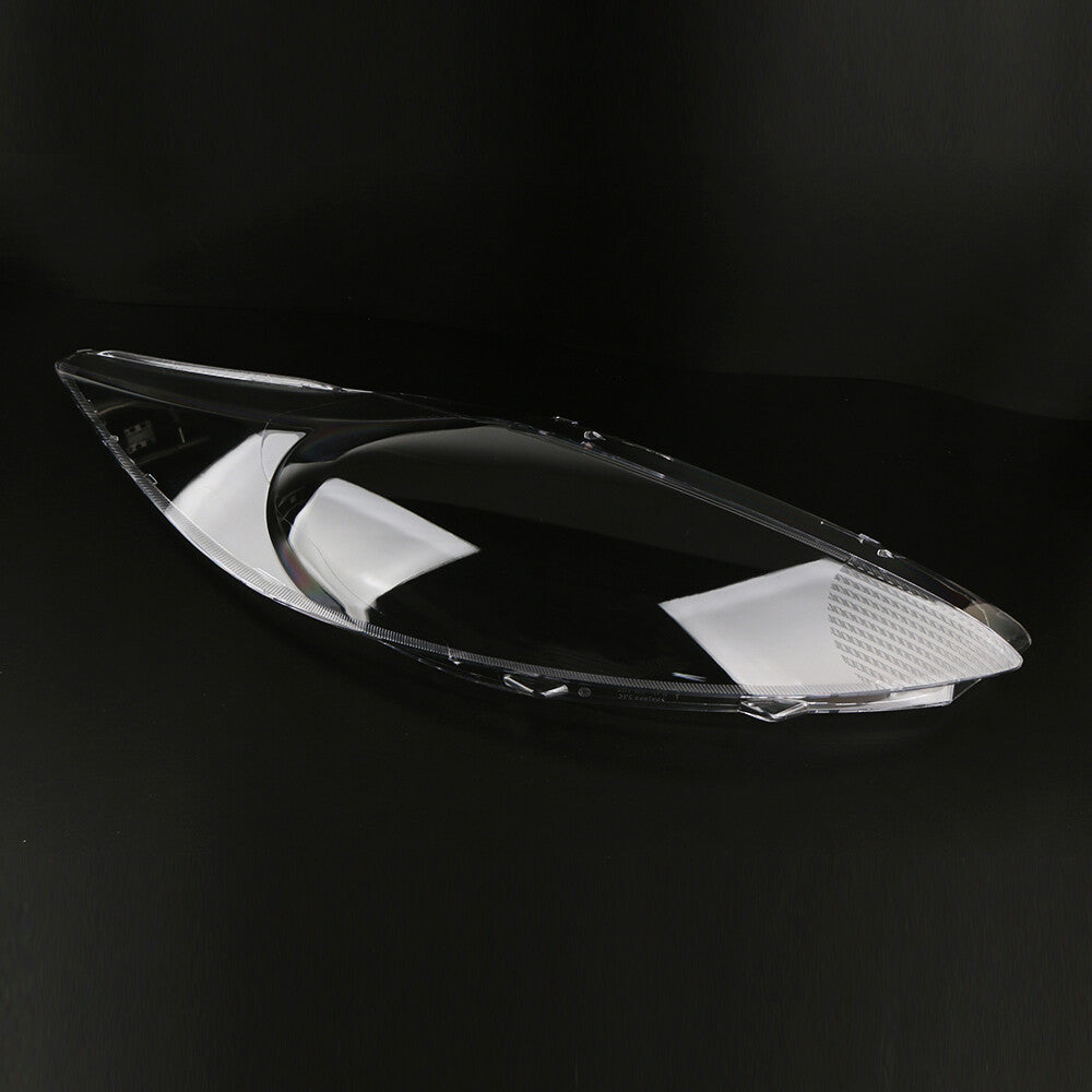 A pair of transparent headlight caps, lens housings, and headlight covers suitable for Ford Fiesta 2009 - 2012