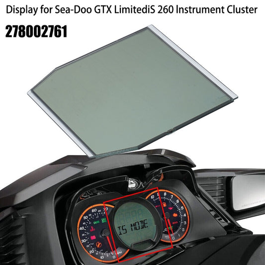LCD Gauge Instrument Cluster 278002761 Green Glass For Sea-Doo-GTX RXT 2009-2012