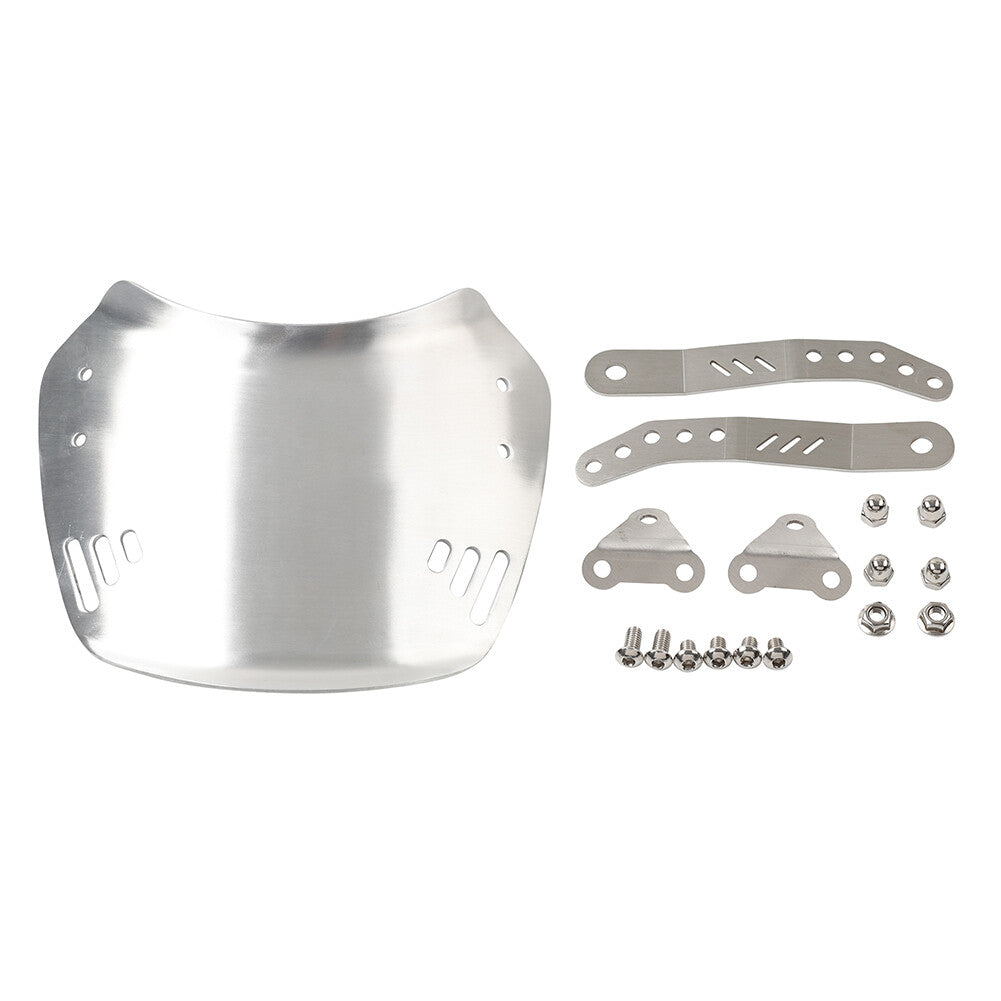 Universal 6-8 Round Headlight Motorcycle Windshield Windscreen Fit for Harley