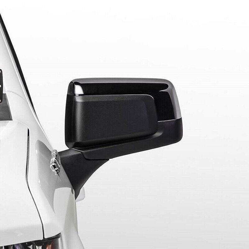 Suitable for 19-23 Silverado/ for GMC for Sierra upper mirror protector, glossy black, JD- n
