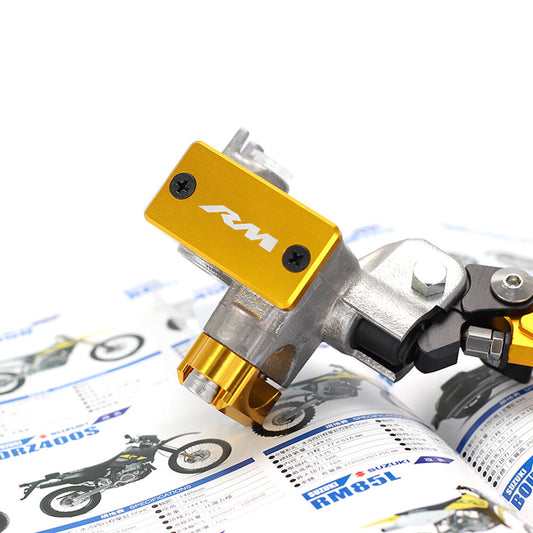 CNC Front Brake Reservoir Covers for SUZUKI RM80/85 RM125 RM250 RM LOGO Q