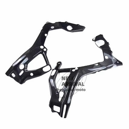 Motorcycle carbon fiber frame cover, side panel fairing, suitable for BMW S1000RR 19-23 Q