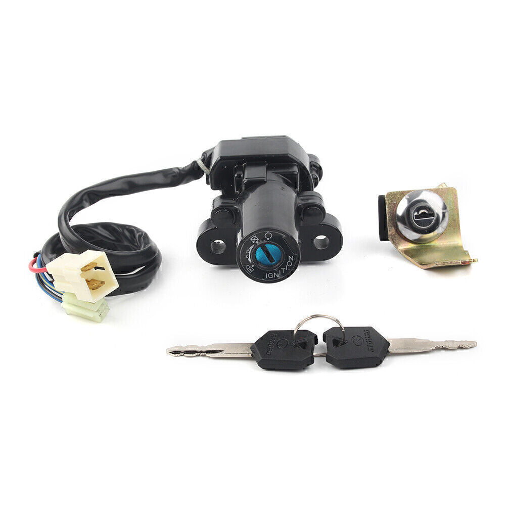 for Yamaha YZF R1 1998-1999 2004-2012 Ignition Switch Fuel Gas Cap for Seat Lock Key Q