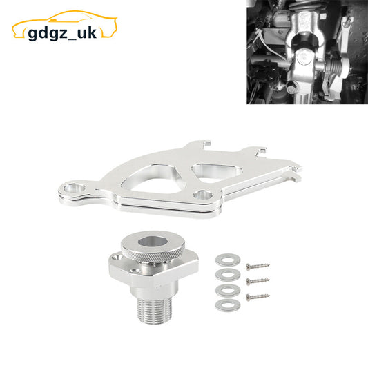 Firewall Adjuster Triple Hook Clutch Quadrant Kit Silver for Ford for Mustang 79-04
