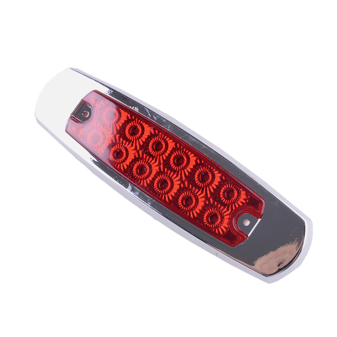 2PCS 12 LED Sealed Side Marker Clearance Light Fish Shape Truck Trailer 12V v