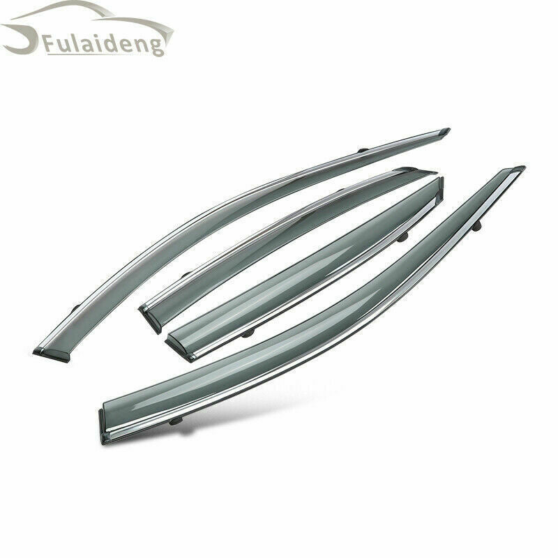 4Pcs for Lincoln MKZ 2017-2020 Window Sun Vent Visor Rain Guards Sun Rain Shield