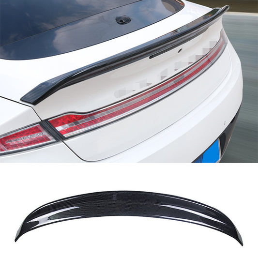 for Lincoln MKZ 2014-2020 Carbon Fiber Rear Spoiler Tailgate Trunk Lip Wing Bar