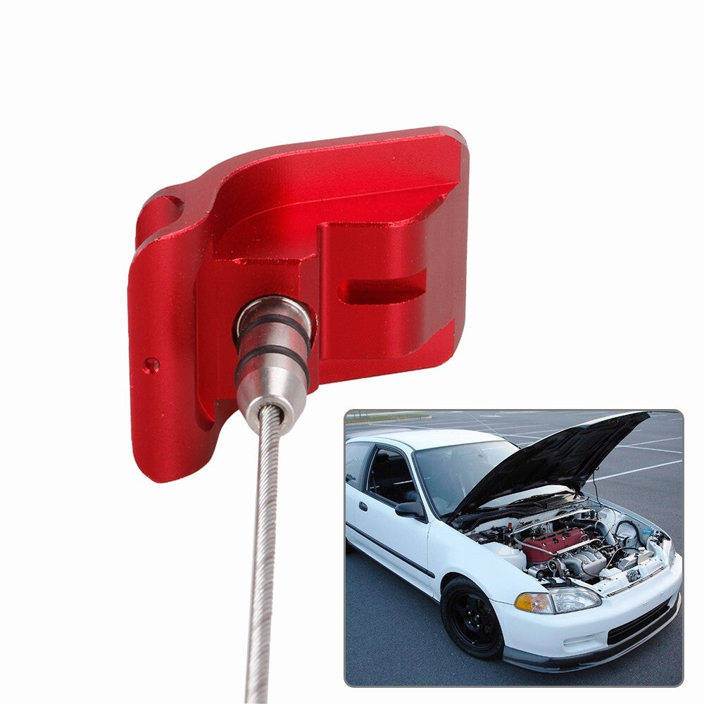 RED Aluminum Billet Oil Dipstick for Honda K24 K-Series Dip Stick Q