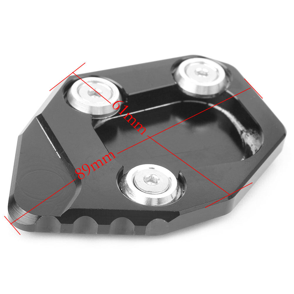 for Honda CBR600RR F5 2007-2015 CNC Side Kickstand Stand Extension Plate Pad Q