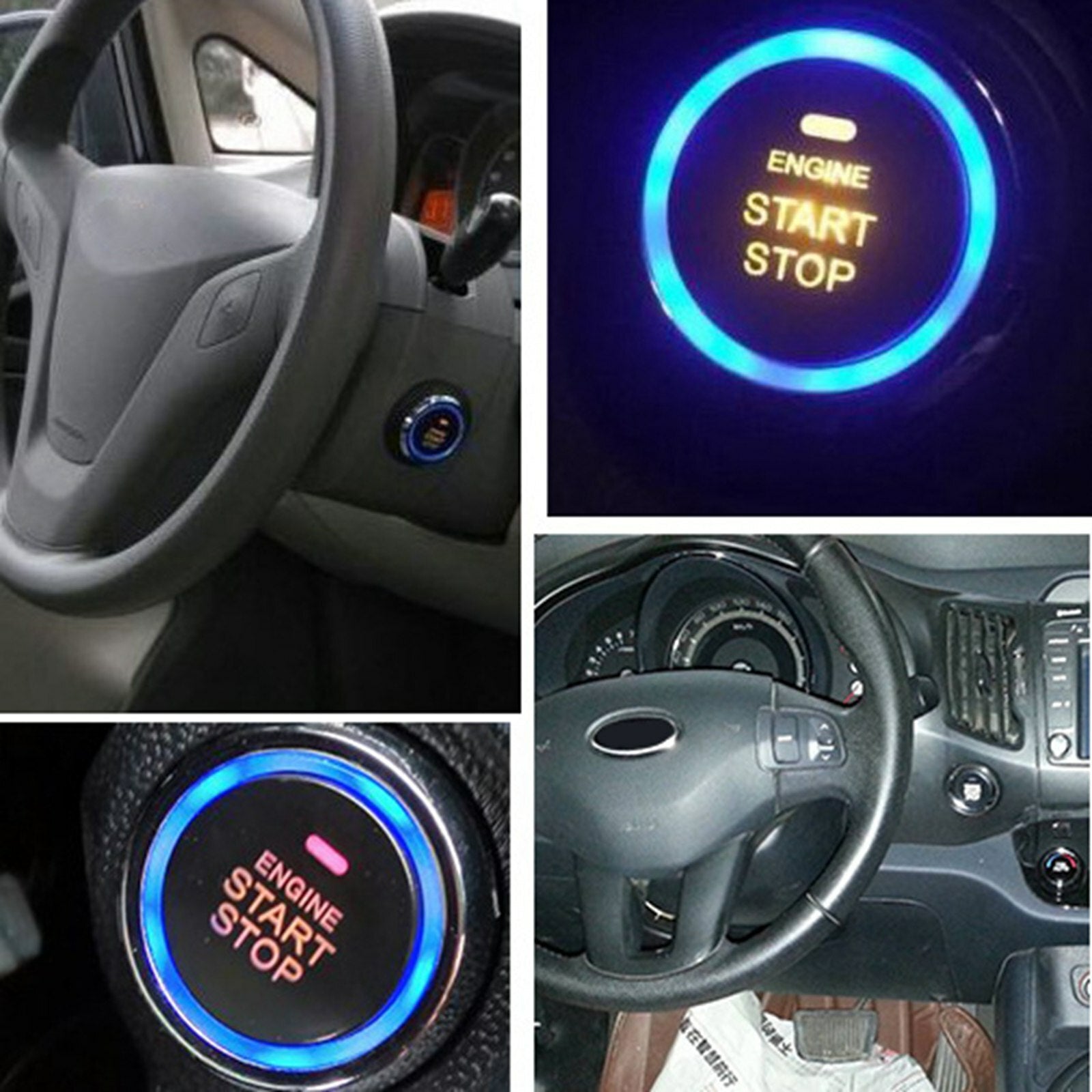 Car security alarm system, keyless entry, engine button, remote starter