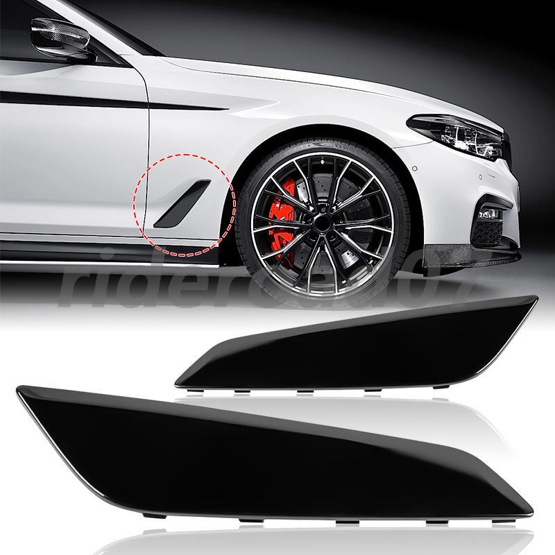 Side Wing Air Vent Hood Intake Fender Cover Trim for BMW 5 Series G30 2017-2023
