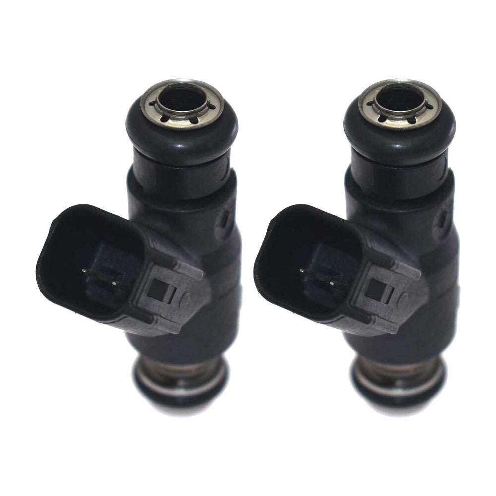 2x Fuel Injector for Harley Davidson Motorcycle 25 Degree Road King Street Glide Q