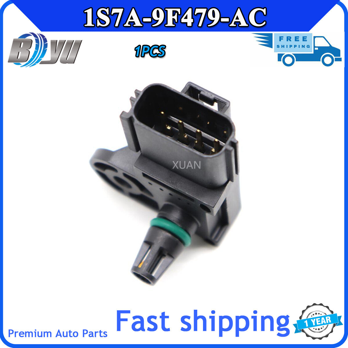 Intake manifold pressure map sensor for Fiesta Galaxy, Australia 1S7A9F479AC- v