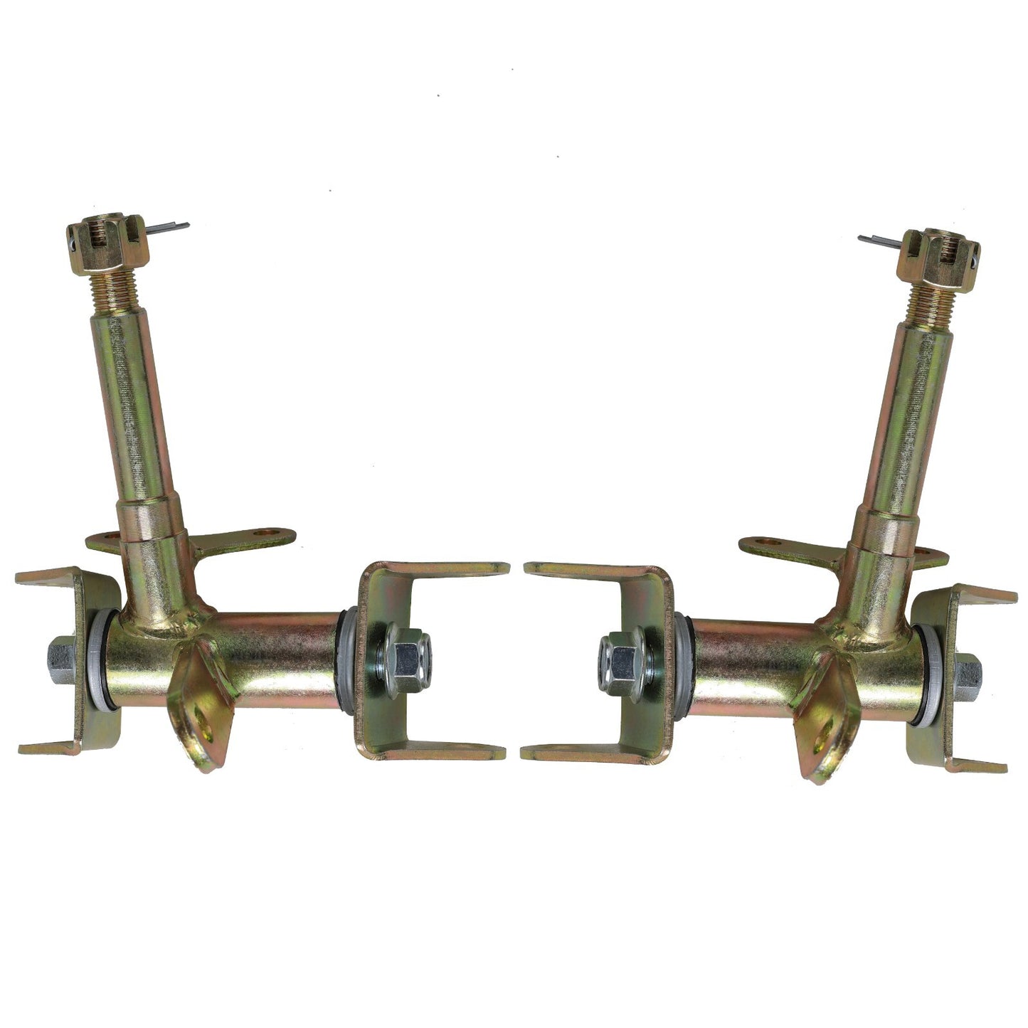 Front steering joint spindle kit for disc brake ATVs, go-karts, four-wheel off-road vehicles, and three-wheeled vehicles.