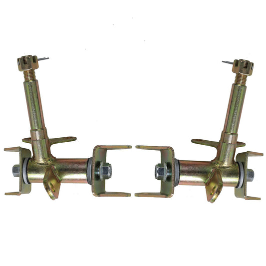 Front steering joint spindle kit for disc brake ATVs, go-karts, four-wheel off-road vehicles, and three-wheeled vehicles.