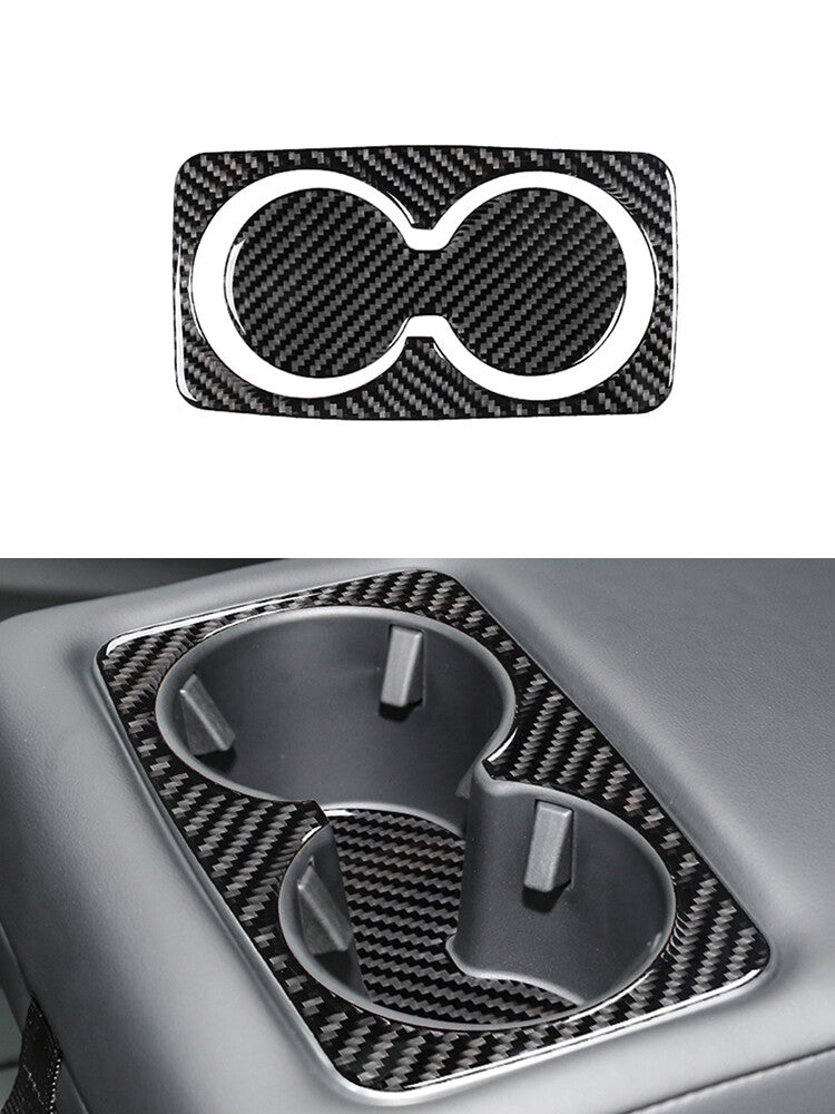 Carbon Fiber Rear Air Vent Oultet Cover Trim Decor For 4Runner 2010-2020 v