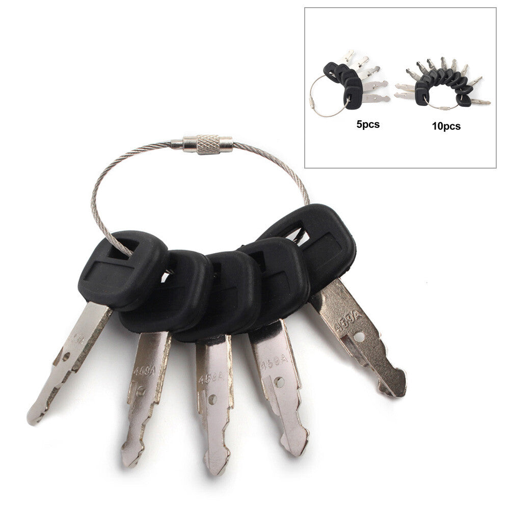 10pcs lgnition Keys Fit Kubota for Mini Excavator #459A RC411-53933 RC461-53930 Q