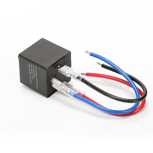 US Adjust Wired Motorcycle Auto Flasher Relay Turn Signals Indicator Flash 12V v