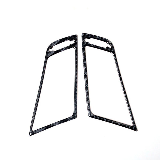 1x Carbon Fiber Center Air Vent Outlet Cover Trim for Infiniti Q50 Q60 2014-2019 n