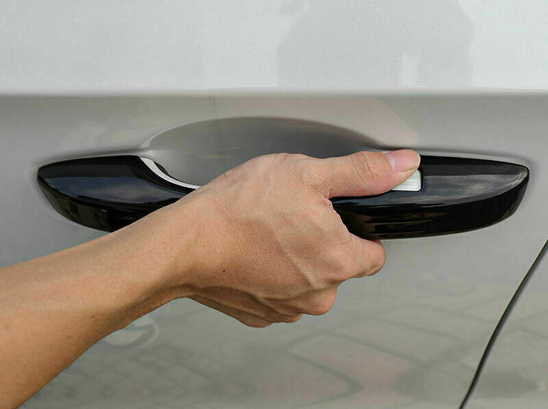 Glossy Black Outside for Smart Door Handle Cover Trim for Honda for Civic 11Th 2022-2023