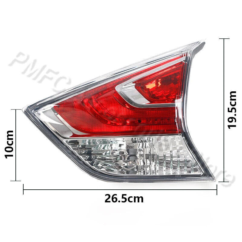 Interior rear taillights without bulbs are suitable for NISSAN X-TRAIL T32 2014-2016.