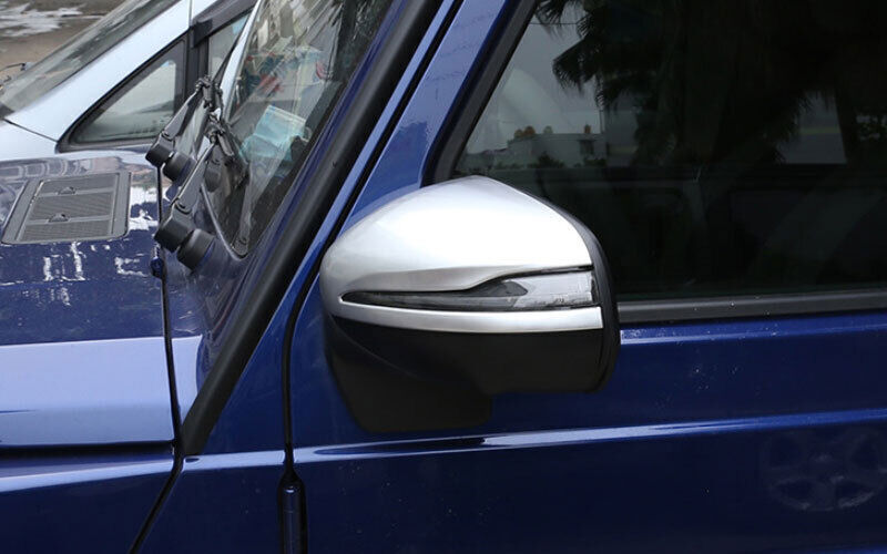 Cover Decor Trim ABS Side Rearview Mirror for Benz GLE GLS 2020-23 Matte Silver