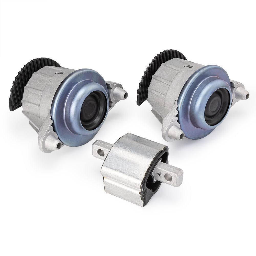 3-Piece Engine Motor Mounts for 2008-2016 for Mercedes C250 300 E350 RWD 2.5L 3.0L 3.5L