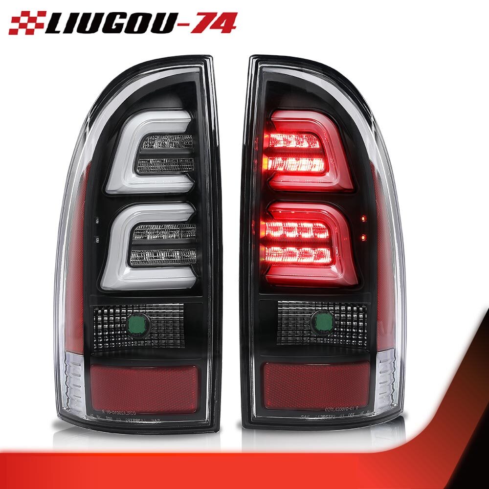 [3D LED tube strip] Tail light brake parking light suitable for 05-15 for Tacoma brand new - v