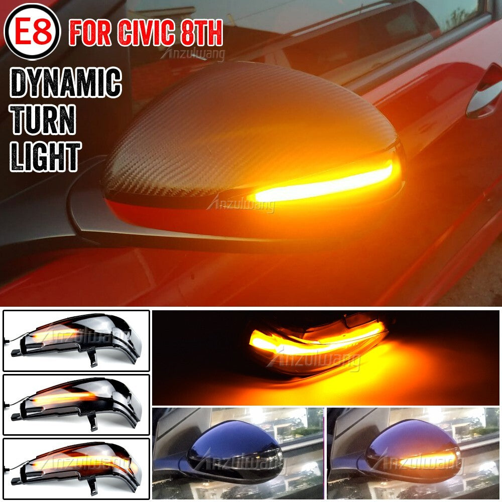 Dynamic Turn Signal Light for Honda for Civic Mk8 2 Doors Coupe FG1 FG2 FA1 FA2 FA3
