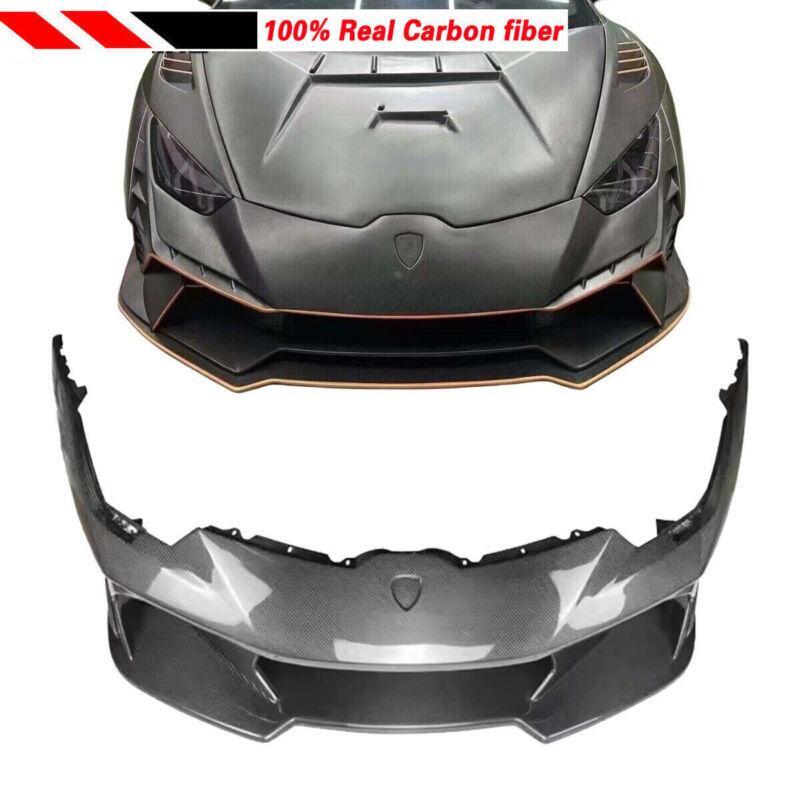 Carbon fiber front bumper diffuser for Lamborghini for Huracan LP580 LP610 EVO
